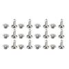 100pcs Double   Rivet Tubular Metal Leather Craft Repairs Studs Decoration