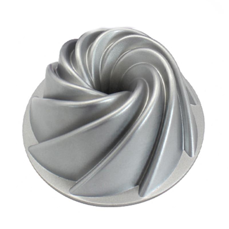 Cake Pan Non Stick Shaped Tube Pan For Oven Baking Floral Whirlwind Shape Mold