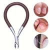 Stainless Steel Cuticle Nippers with Spring-Loaded Grip - Odorless Manicure Tool for Precise Dead Skin Removal, Sharp Trimming Edge