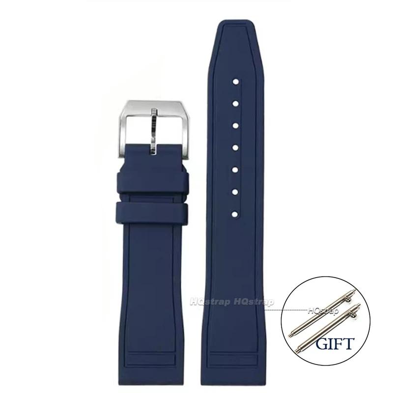 Rubber Strap for IWC Watchband for Big Pilot for Portugieser Women Men Quick Release Waterproof Sport Watch Band 20mm 21mm 22mm