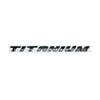 TITANIUM metal English word label for trunk, car sticker high-end version car sticker