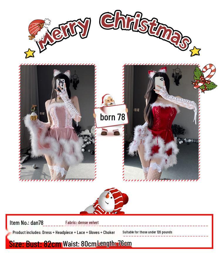 2023 Weihnachtsmann Weihnachtskostüm und Cosplay-Outfit-Set