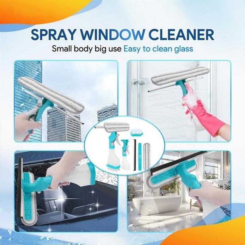 Window Cleaning Squeegee Ergonomic Glass Cleaning Squeegee Shower Door Washing Tool Water Stain Removal Accessories For Home