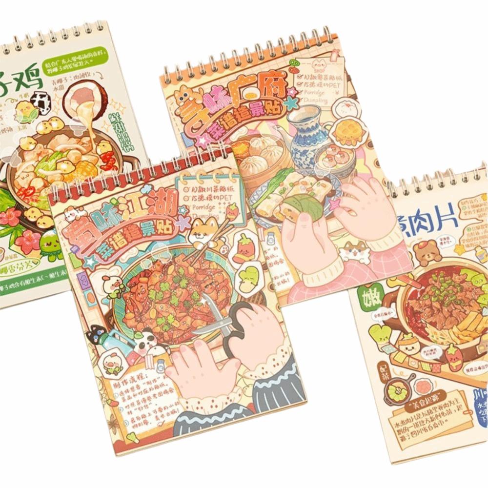 Sichuan Flavor Jianghu Miniature Landscape Sticker Collection Decorative Visual Stacking 3D Landscape Sticker