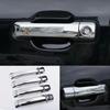 for Toyota Tundra XK50 2007~ Chrome Door Handle Cover Trim Car Cap Exterior Accessories Protective Stickers 2018