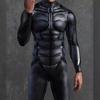 Halloweenský 3D digitálně potištěný body pro dospělé na cosplay a kostýmové párty
