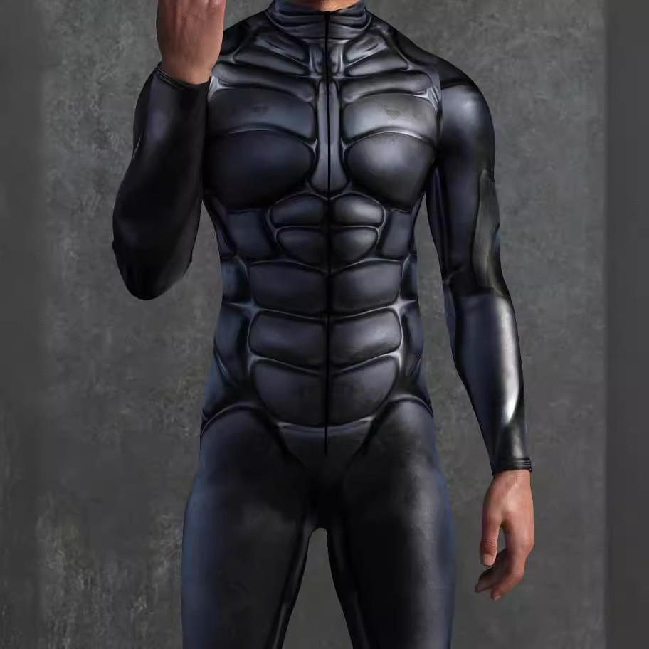 Halloweenský 3D digitálně potištěný body pro dospělé na cosplay a kostýmové párty