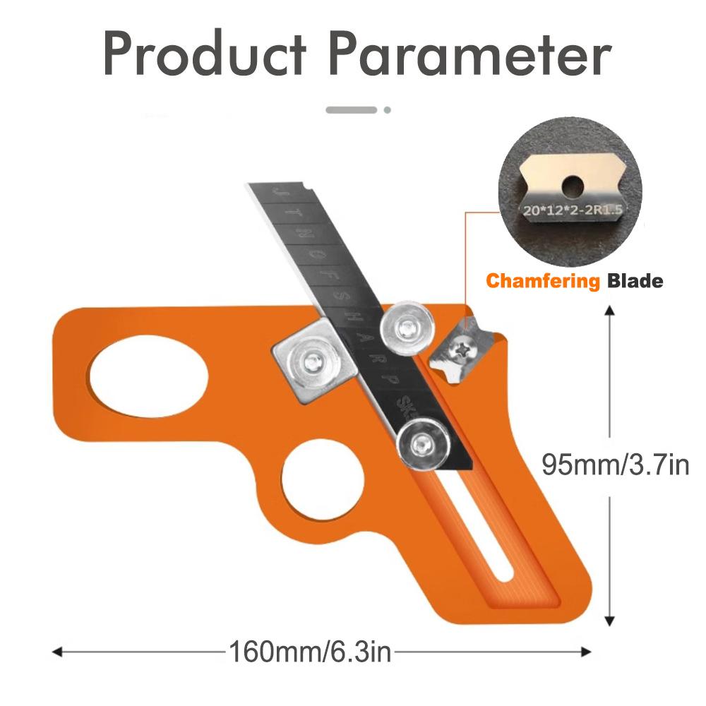 Manual Edge Banding Trimmer Veneer Edge Cutter Tool Woodworking Chamfer Plane Wood Chamfering Fillet Scraper Board Deburring