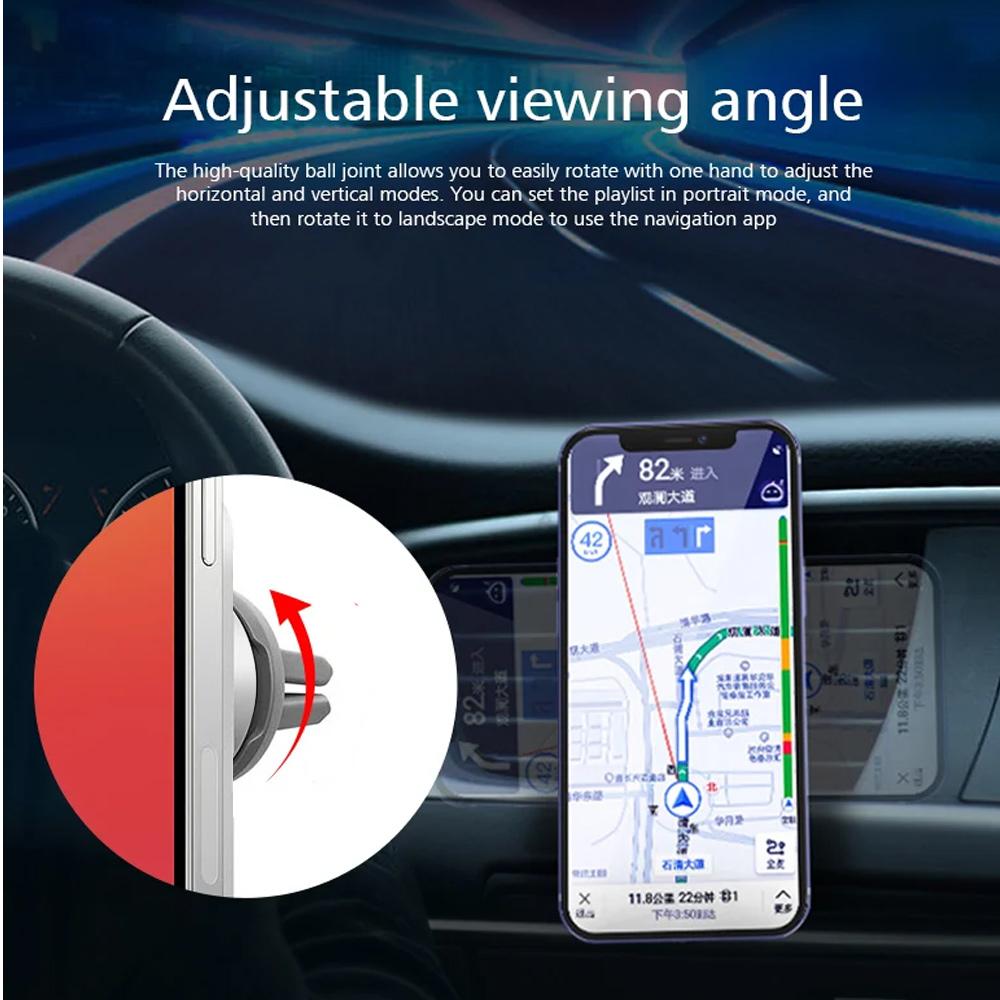 Nou Încărcător Auto Wireless Magnetic de 40W Potrivit pentru Magsafe iPhone 12 13 14 15 Pro Max Magnet 15W Încărcătoare Wireless Qi Suport