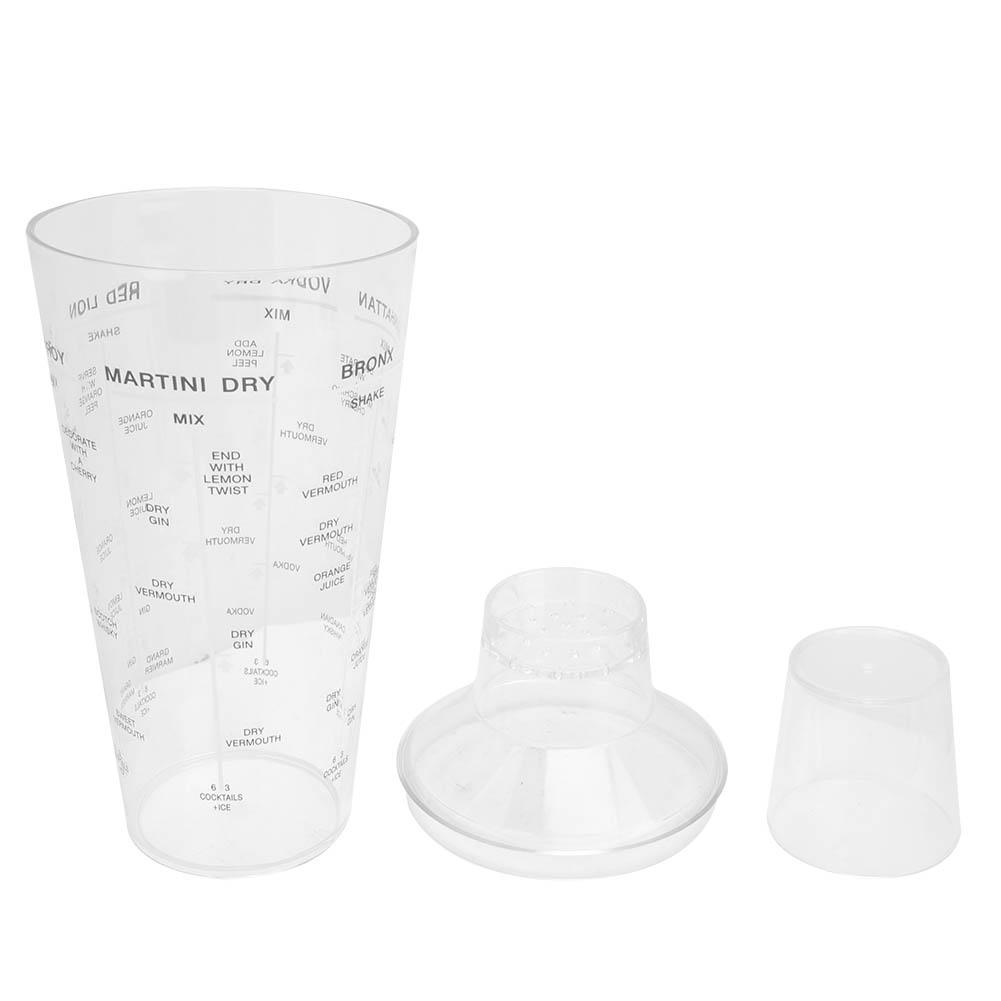 Cocktail Shaker Drink Mixer Mixing Shaking Tool Bartender Bar Accessories with Scale