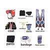 Game   Scaramouche Cosplay   Costume Wanderer Wig Shoe Set Anime Halloween Party Cosplay Uniform