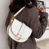 High-end Popular Single Shoulder Armpit Bag Half Moon Style Fashion Large Capacity Square Bag Girls Light Luxury Crossbody Bag