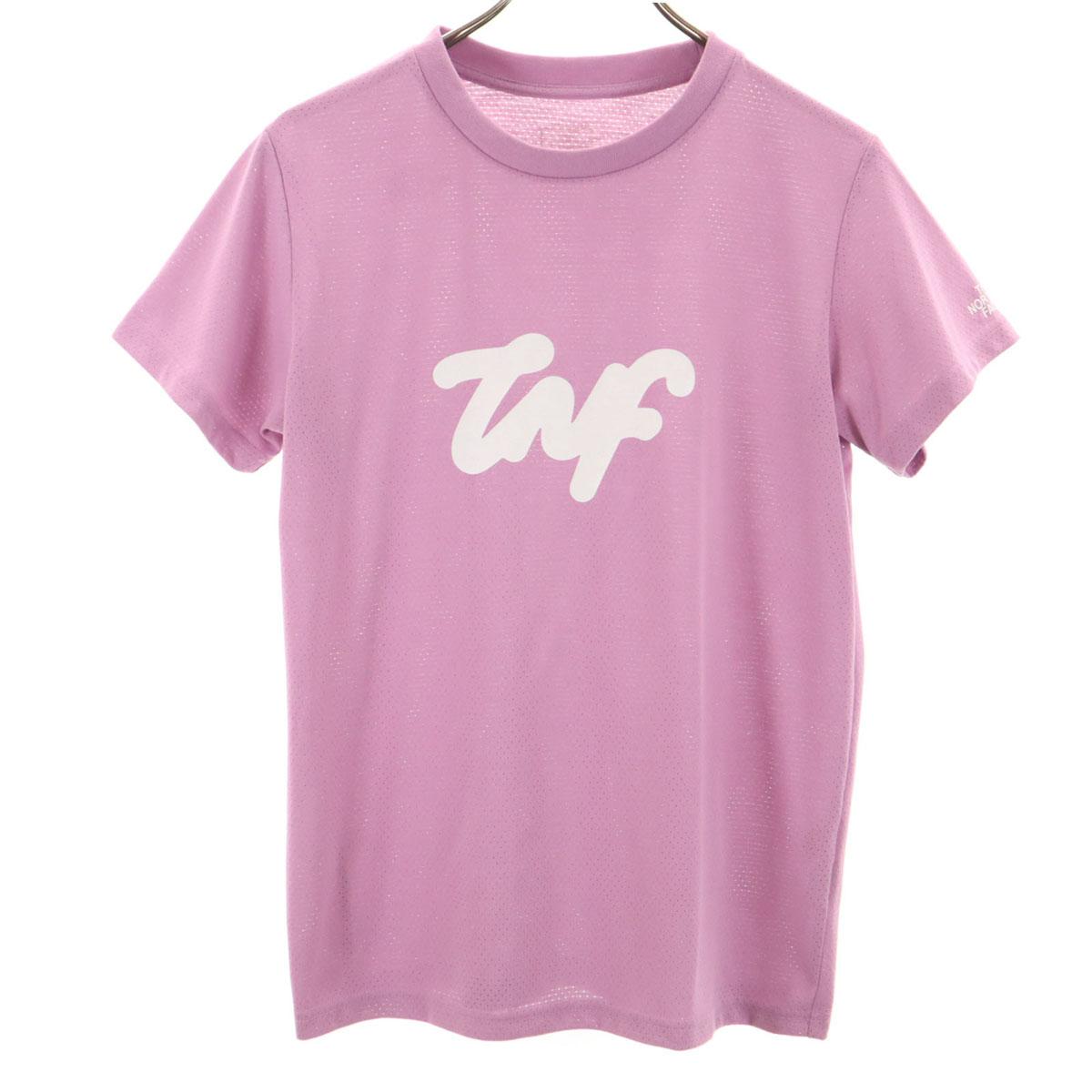

THE NORTH FACE Short sleeve Run Mesh T-shirt XL Pink Outdoor NTW32471 Women Used