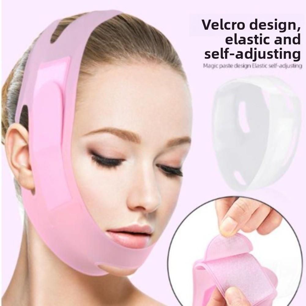 Silicone Face Strap Belt Mask Lift Up Face Slimming Strap Lift Oval Mask  Face