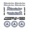 RAT2 1set Car Badge Sticker Car Decoration Decal For Mercedes Benz W204 W124 W201 W202 W212 W220 W205 GLA CLA Car Accessories gadgets