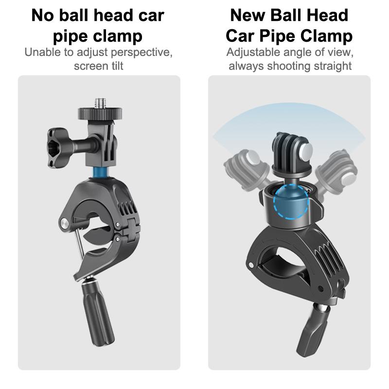 Universal Sport Camera Bike Riding Holder For Dji Action 5 Pro For Insta360 For Go Pro Bicycle Motorcycle Stand Brackets