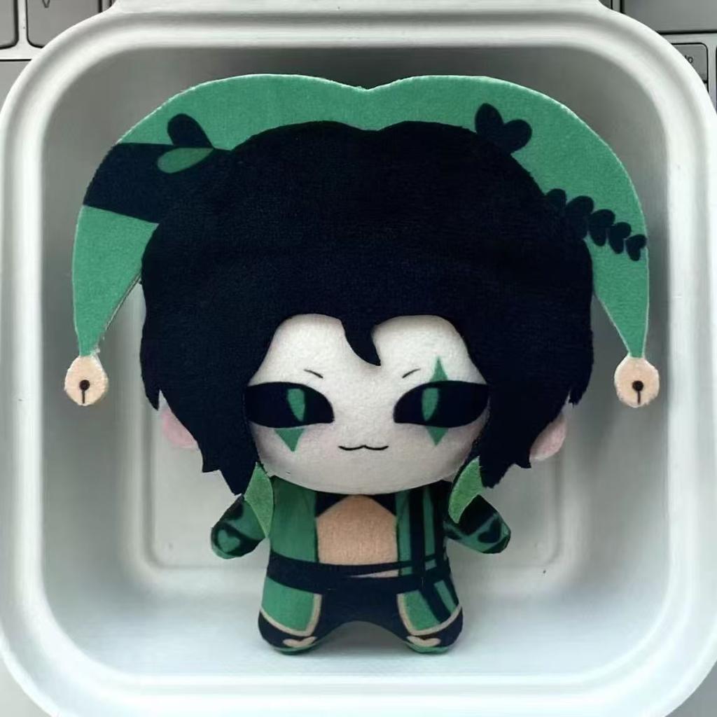 The Freak Circus 10cm New Plush Pierrothe Harlequin Freaks Pierrot Plush Dolls Toys Anime Game Peripherals Plushie Pendant Gifts