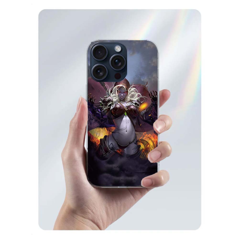 W-World Of W-Warcraft Elf Clear Phone Case For Iphone 17 Air 16 Pro Max 15 Pro 14 Plus 17E 16E 11 13 12 Mini Cover Cases Fundas