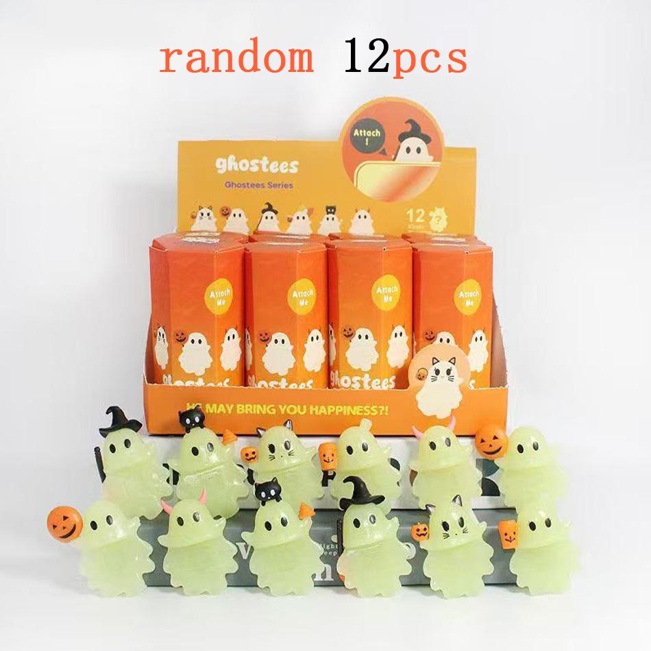 Ghostees Farmec de Telefon Fantomă de Halloween Mini Surpriză Figurină Distractivă pentru Birou Cutie Fantomă Drăguță Partener Misterios pentru Accesorii de Birou