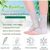 Bamboo Compression Ankle Sleeves Support for Sports & Recovery, Warm Foot Wraps Unisex Men Women