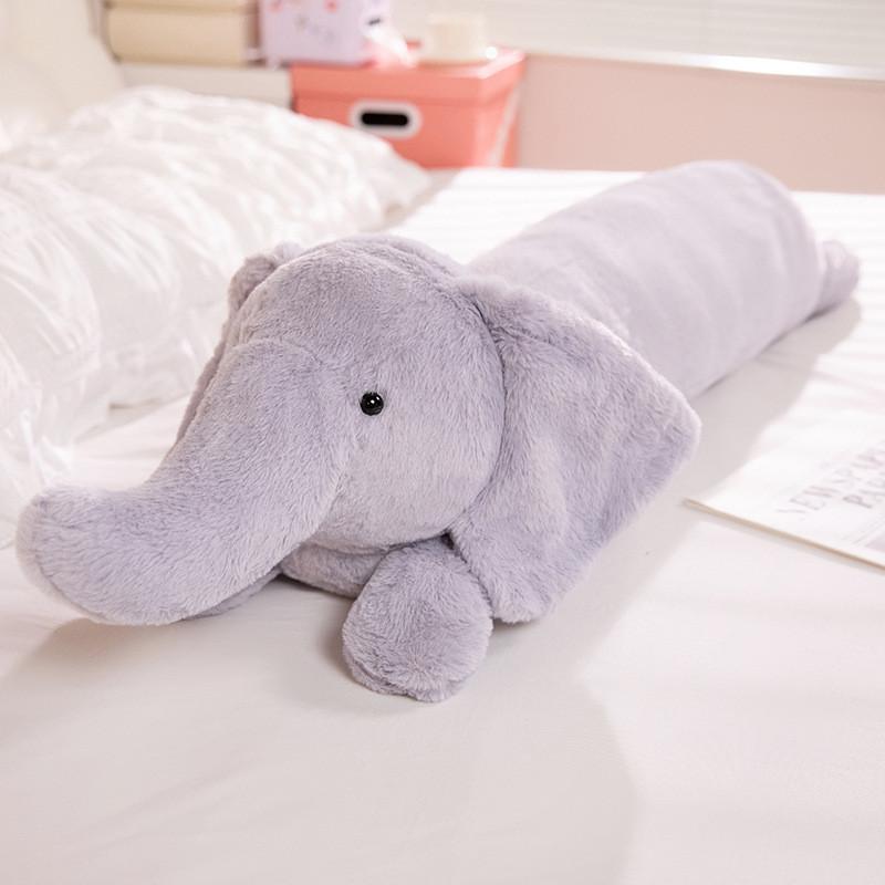 Elephant Hippo Dog Plush Toy Cartoon Stuffed Doll Decoration Throw Pillow Gift