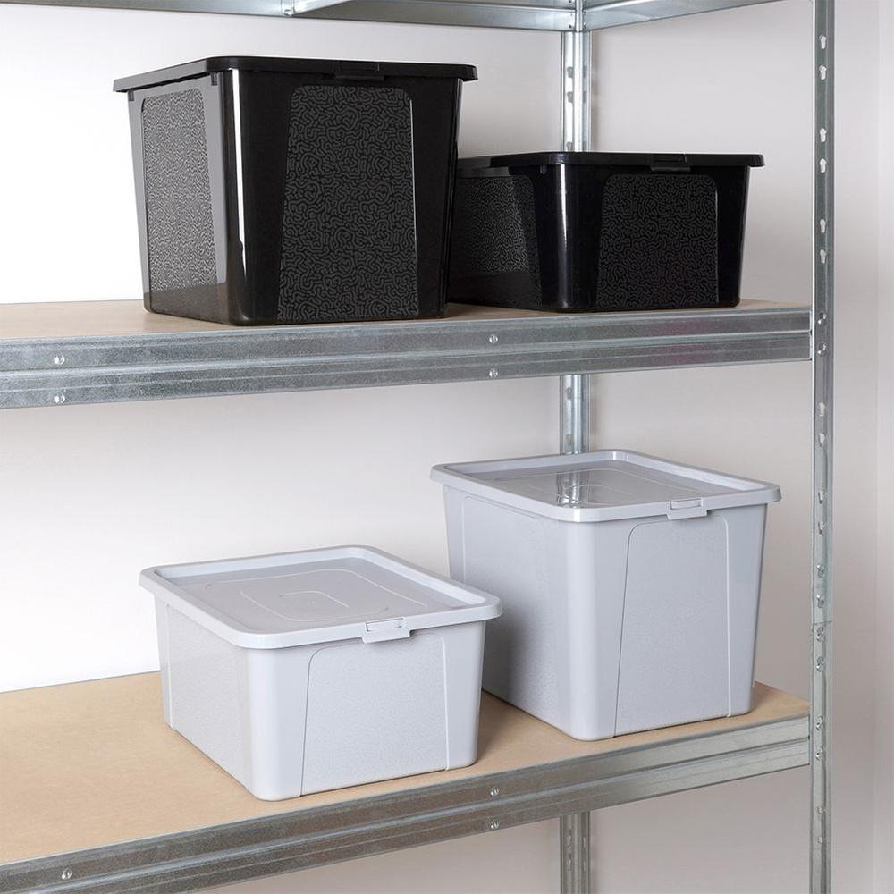 Plastic Storage Container Large Toy Box 30L Lid