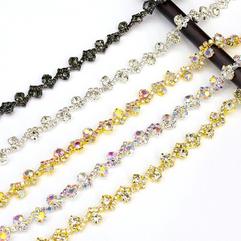 Chain DIY Drill Chain, Clothing Accessories, Hand Sewn Drill Claw Chain, Accessories, Rhinestone Chain