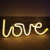 Dual-Use Wall-Mounted LED Neon Light Lamp: Love Design for Bedroom Photography Prop