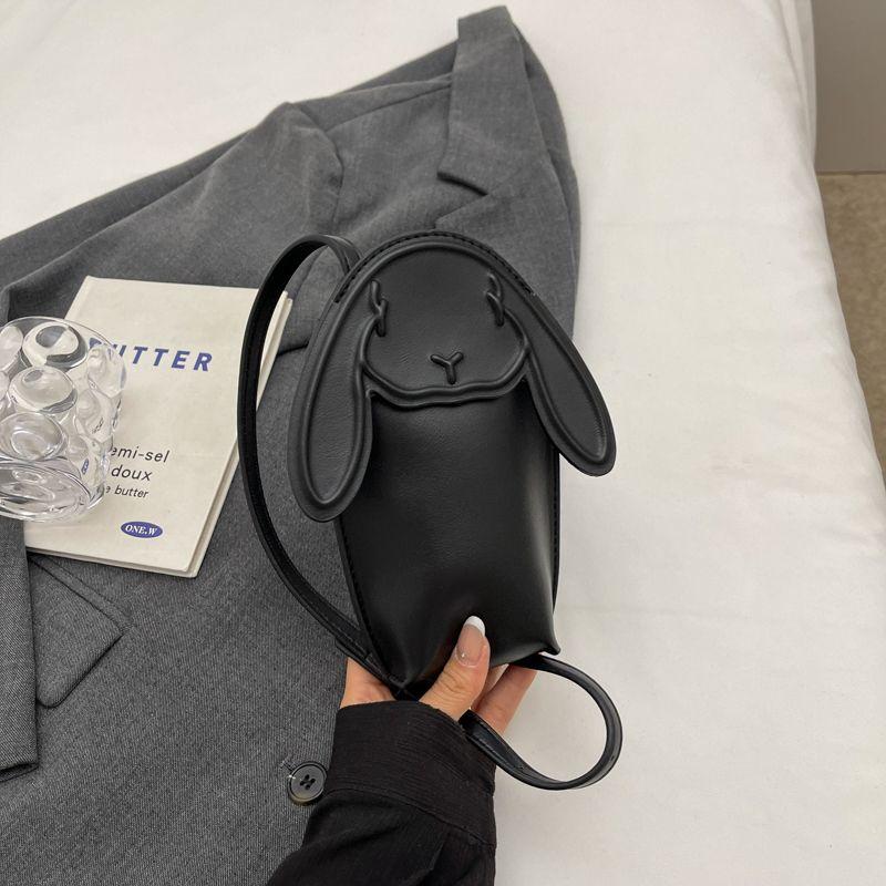 Summer Summer Mini Crossbody Bag Female 2025 New Arrival Cute Pink Cartoon Rabbit Shoulder Small Mobile Phone Crossbody Bag