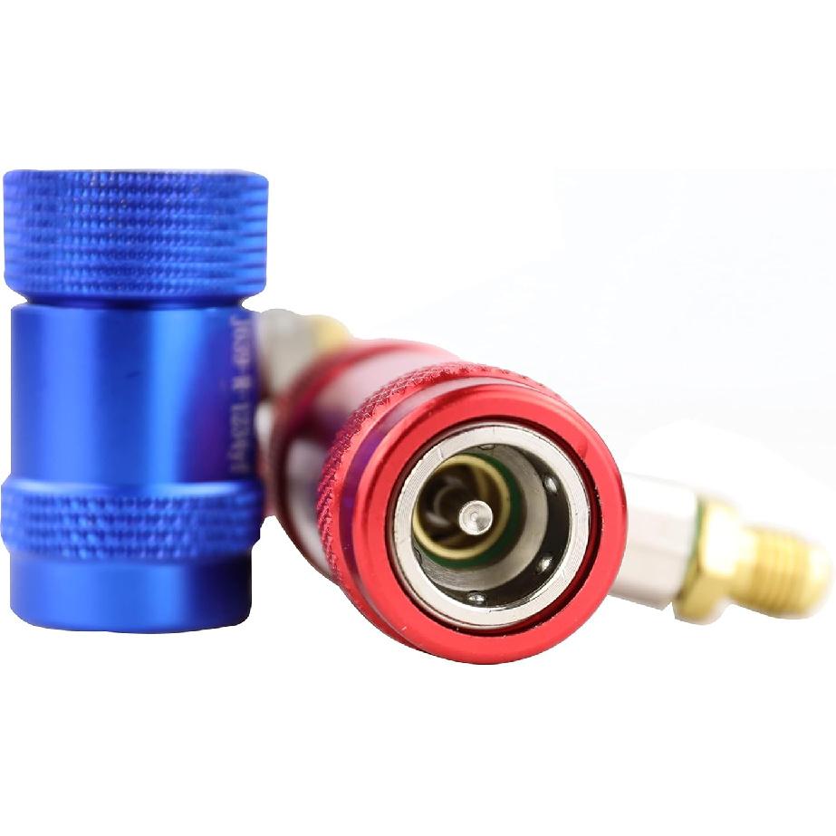 AC Compressor R1234yf Quick Manual Coupler Connector Adapter Replacement for A/C Refrigerant