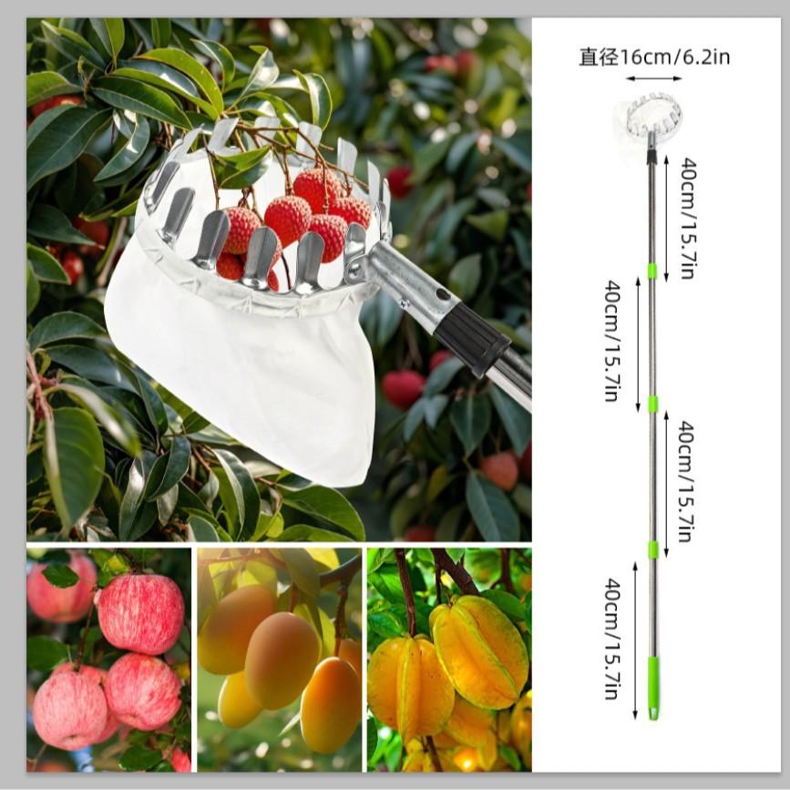 Popular Fruit Picker Retractable Fruit Picking Artifact Picker High-Altitude Fruit Picking Artifact Picking Tools Garden Tools
