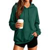 Unisex Hoodie Color Long Sleeve Loose Fit Plus Size Casual Pullover