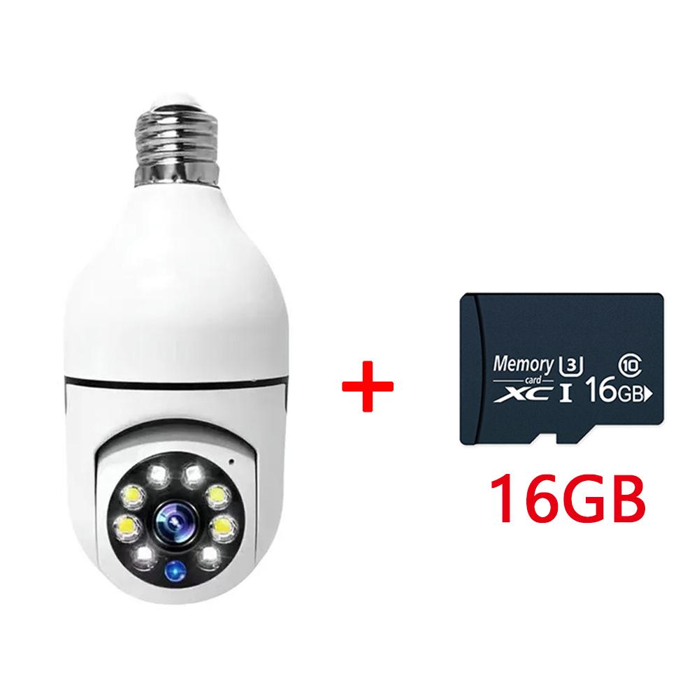 New HD 1080P E27 Bulb WIFI Smart Camera Night Vision Two Way Audio Monitor Human Tracking for Home Outdoor Security Protection