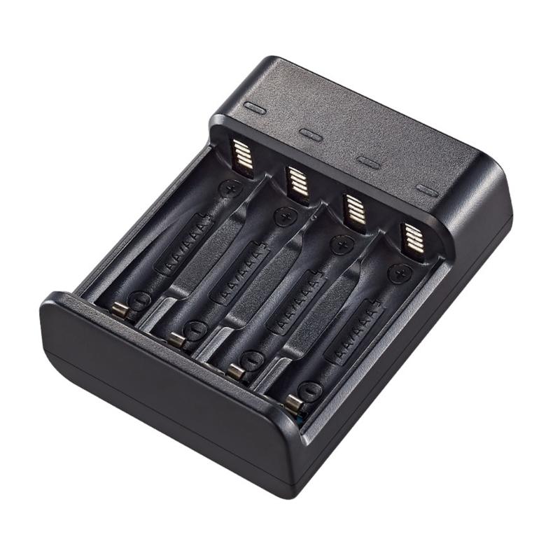

4 Slot Intelligent USB Charger for 1.5V AA Lithiums Batteries with Automatic Shut Offs 1