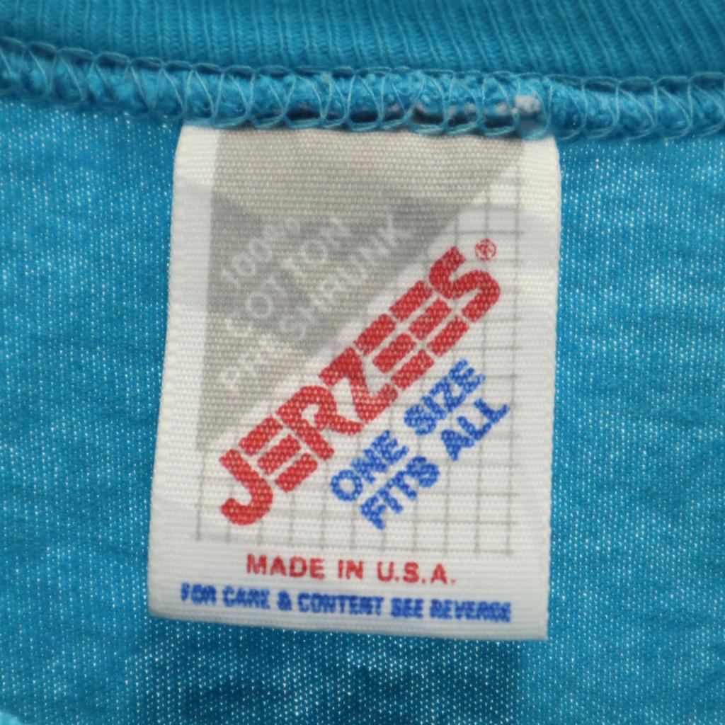 JERZEES 90s Made In USA Old Rabbit Short Sleeve Long Dress Rabbit Animal Women Used