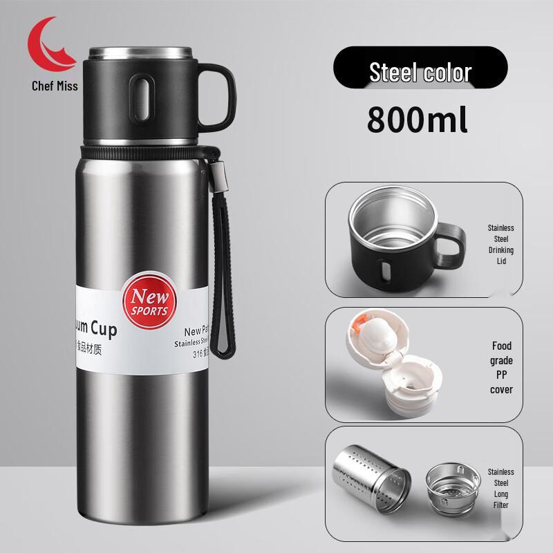 

316 Stainless Steel Portable Insulated Tea Bottle
