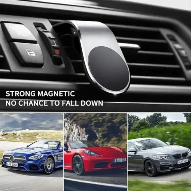 New Magnetic Car Phone Holder Mobile Mount Smartphone GPS Support Stand For IPhone Huawei Xiaomi Samsung