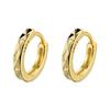 Japanese and Korean Geometric Circle Hoop Earrings for Women Men Fashion Simplicity Earrings Buckles Daily Jewelry Accessories