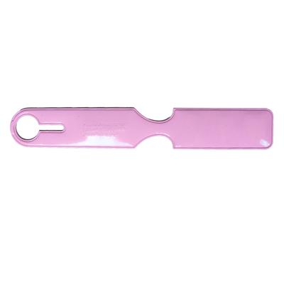 Luggage Tag Anti Lost Fine Appearance Luggage Baggage Identifier for Travel and Business Trip Pink