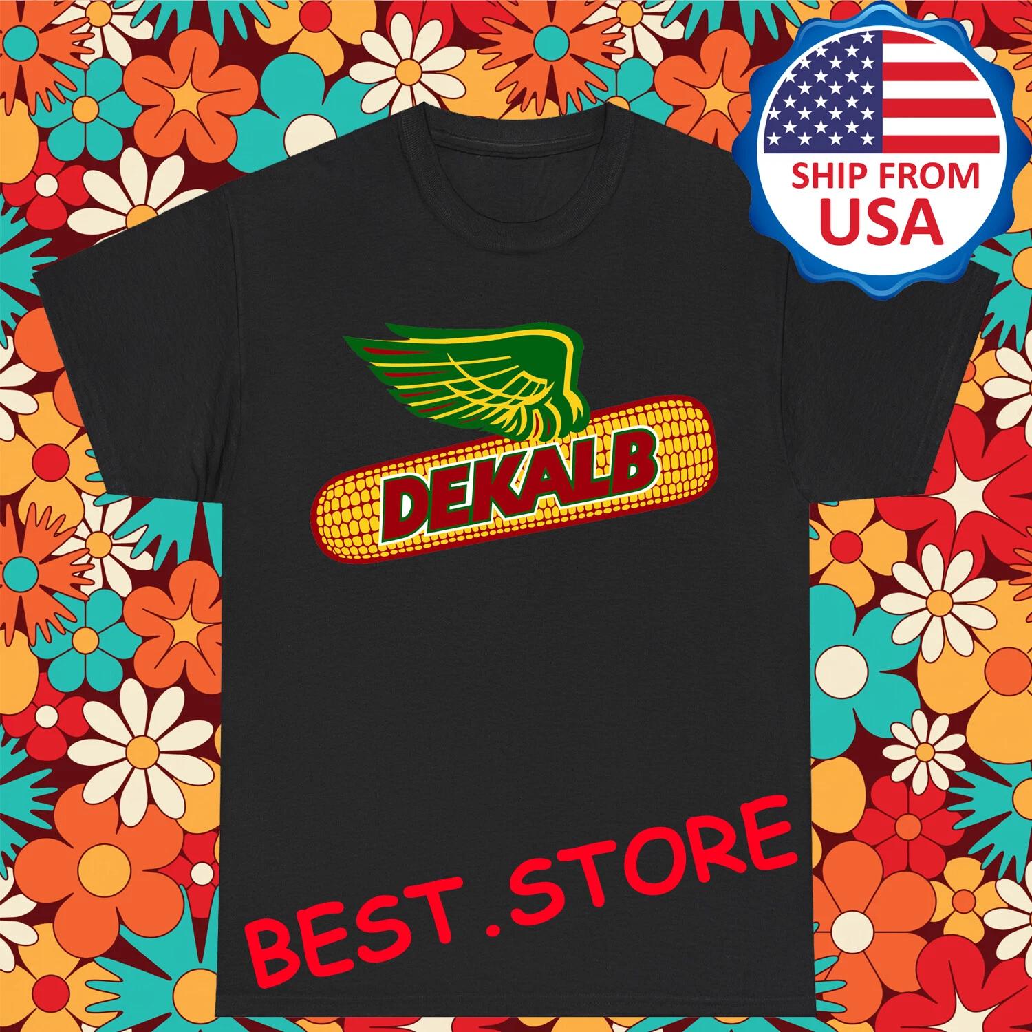 Dekalb Corn Men s Black Size S-5XL S
