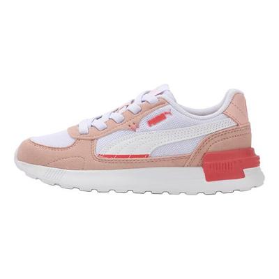 Graviton Bequeme Low-Top Kinder Freizeitschuhe Kinder Sneaker Rosa Weiß 381988-18