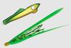 Jackall Bin Bin Rocket 45 Grams Inchiku Lame Gurikin Green (3864)