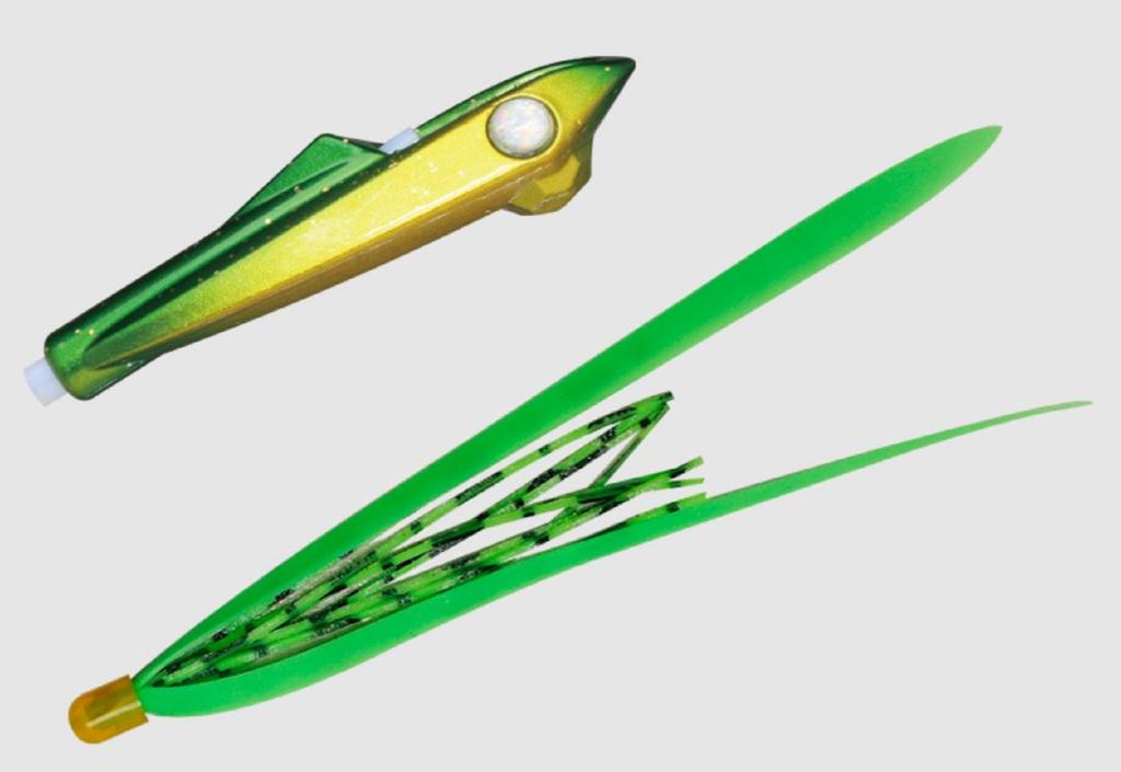 Jackall Bin Bin Rocket 45 Grams Inchiku Lame Gurikin Green (3864)