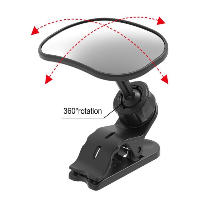 Adjustable Wide Car Rear Seat Mirror Baby/Child Seat Car Safety Mirror Monitor Clip Or Paste Safety Car Baby Mirror Car Interior