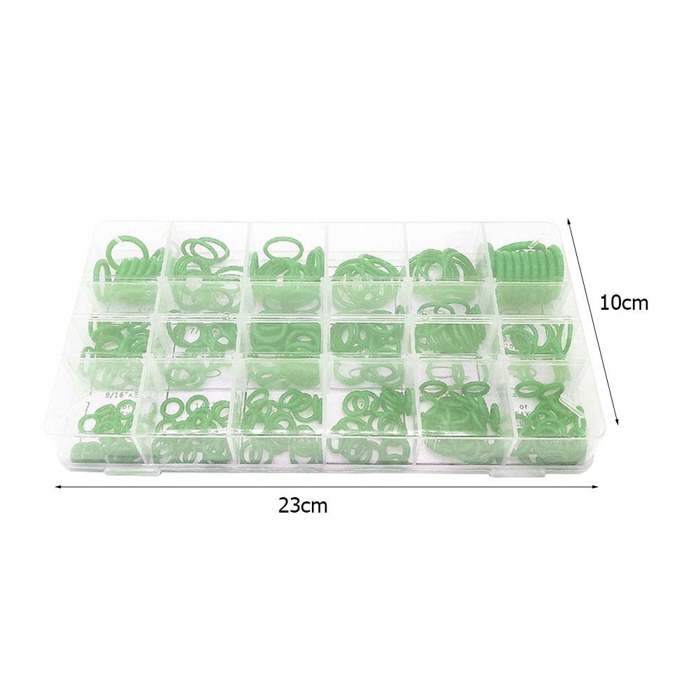 270pcs/set 18 Sizes HNBR O Rings Air Conditioning Compressor Refrigerant Seal Rings Auto Maintenance Accessories