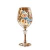 Clear Glass Christmas Wine Glasses Set of 6 with Raised Holiday Artwork and Six Different Scenes for Wine, Cocktails, Cocoa and Seasonal Entertaining