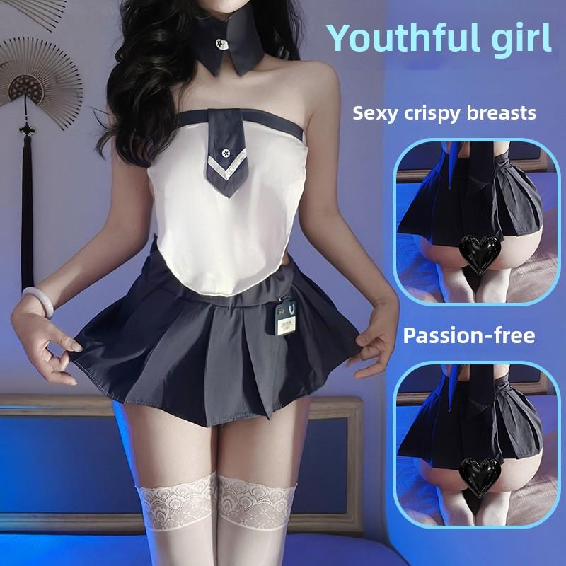 Р­СЂРѕС‚РёС‡РµСЃРєРѕРµ Р±РµР»СЊРµ РЎРµРєСЃСѓР°Р»СЊРЅС‹Рµ РєСЂР°СЃРѕС‚РєРё Jk РЈРЅРёС„РѕСЂРјР° Cos College Wind Suit Navy Wind Sailor Suit Abstinence Department One size