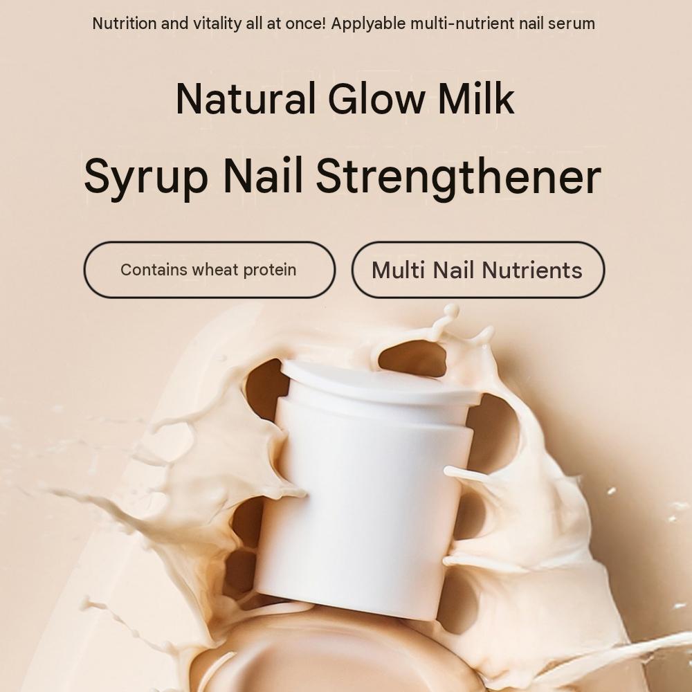 OHORA Natural Glow Milk Syrup Nail Enhancer Earl Grey, 15ml