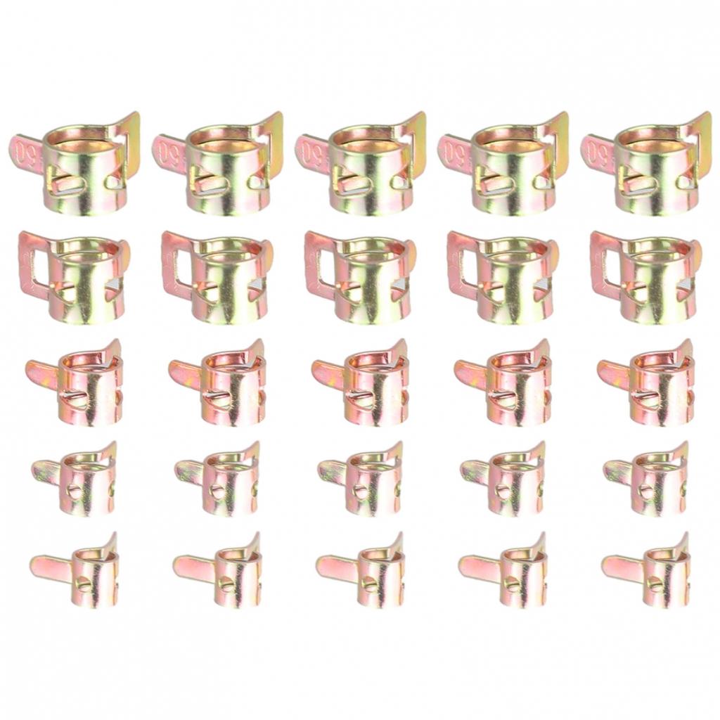 Spring clip 5/6/7/8/9mm Fuel Pipe Air Tube Clamps 65Mn Spring Steel Quality