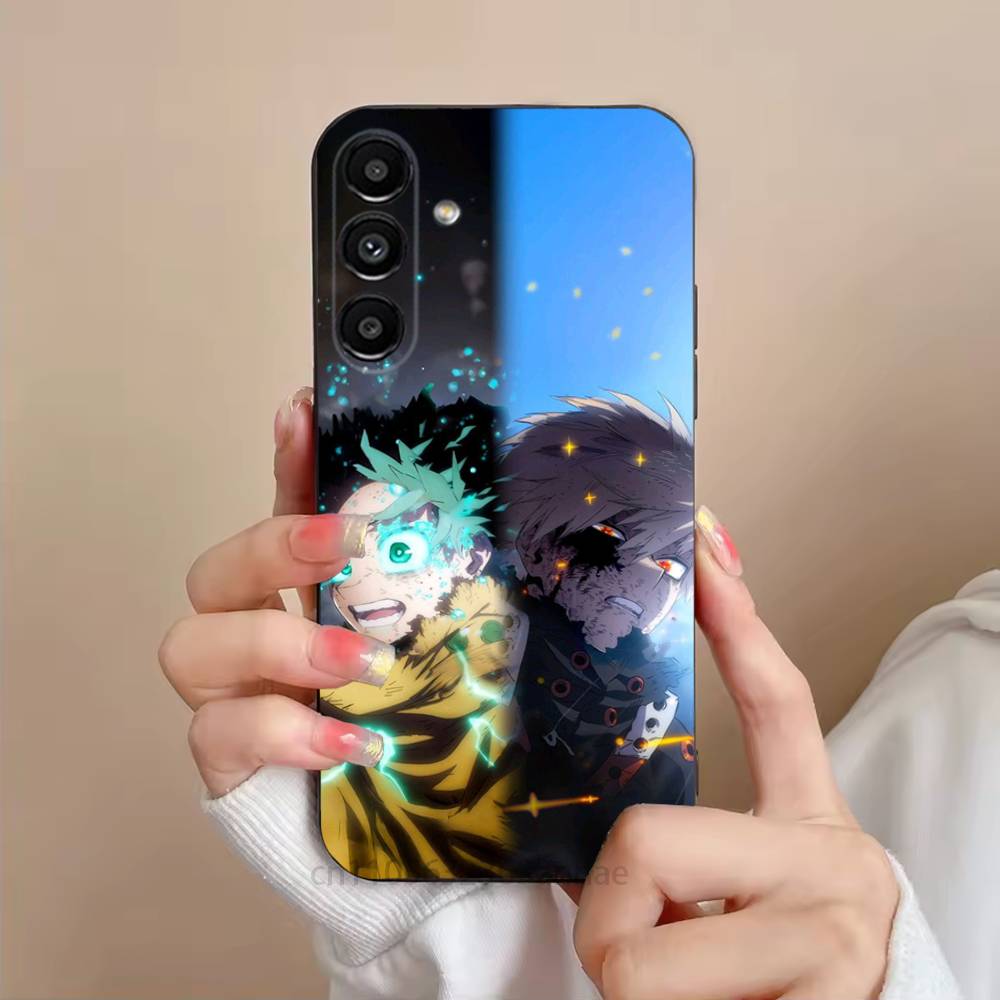 Deku Bakugou Shouto Hero A-Academia Phone Case For Samsung Galaxy S21 22 23 24 S25 Ultra PlusS20 FE S10 Plus  Cover Funda